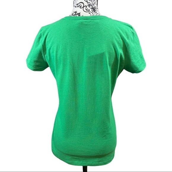 St Patrick’s Day Feelin Willie lucky Green and white graphic tee - Picture 6 of 11